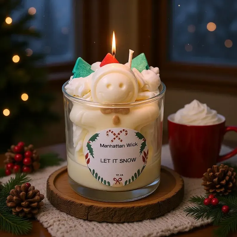 Marshmallow Candle